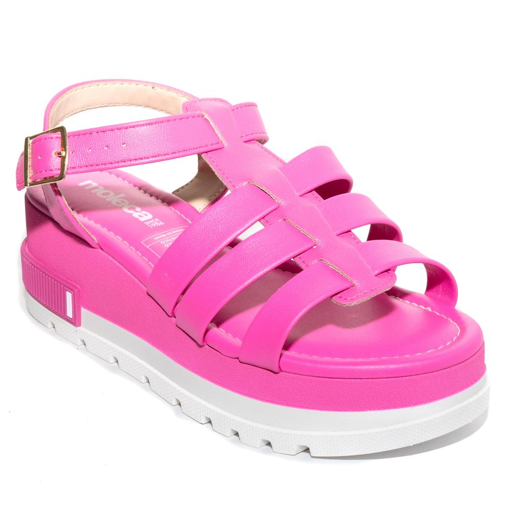 Sandalias de Plataforma Moleca 5481.104.9569 Rosas