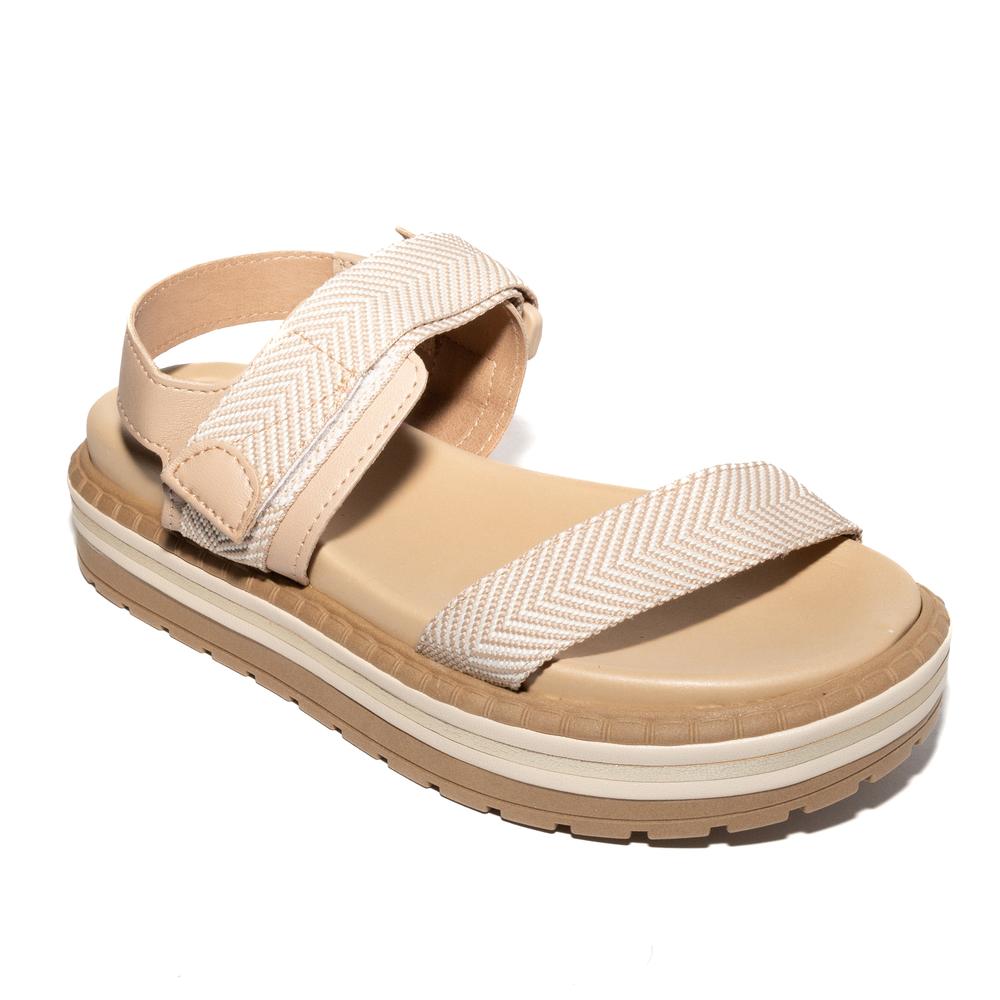 Sandalias de Plataforma Beira Rio 8508.102.16562 Beige para Mujer