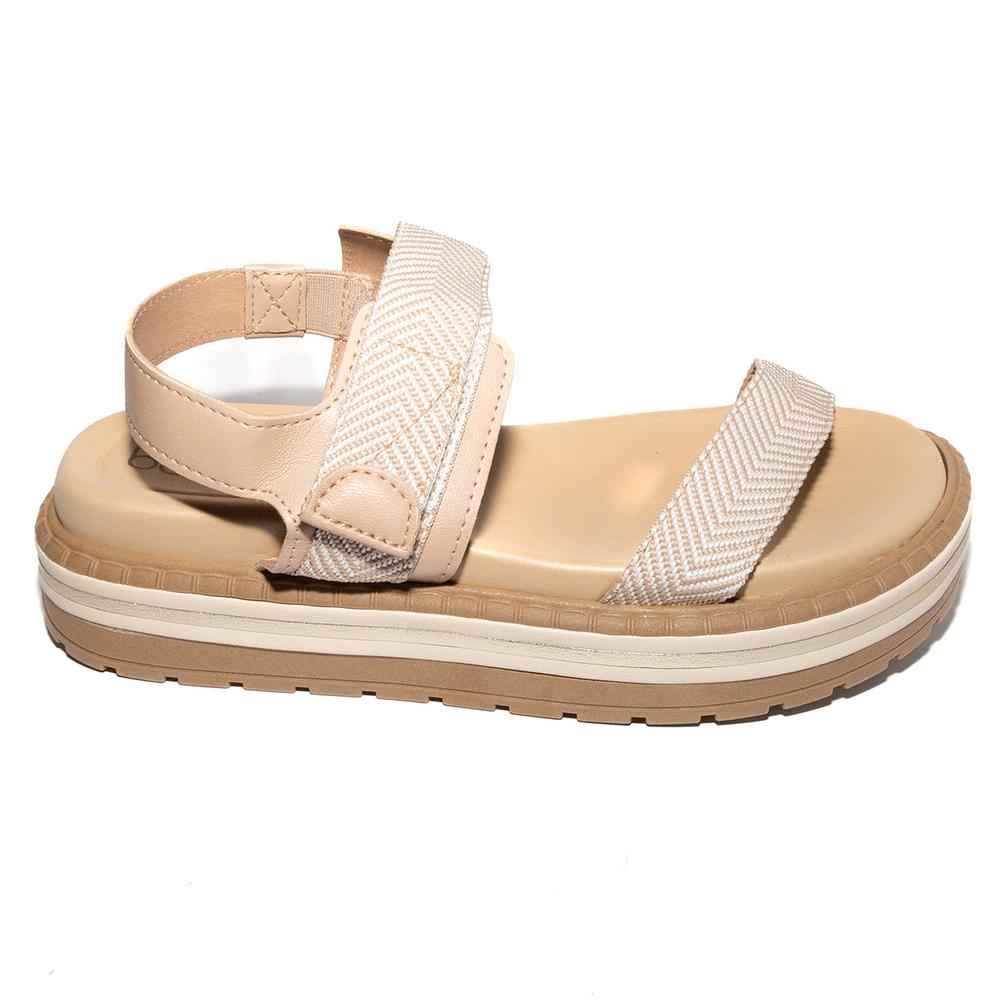 Foto 3 pulgar | Sandalias de Plataforma Beira Rio 8508.102.16562 Beige para Mujer