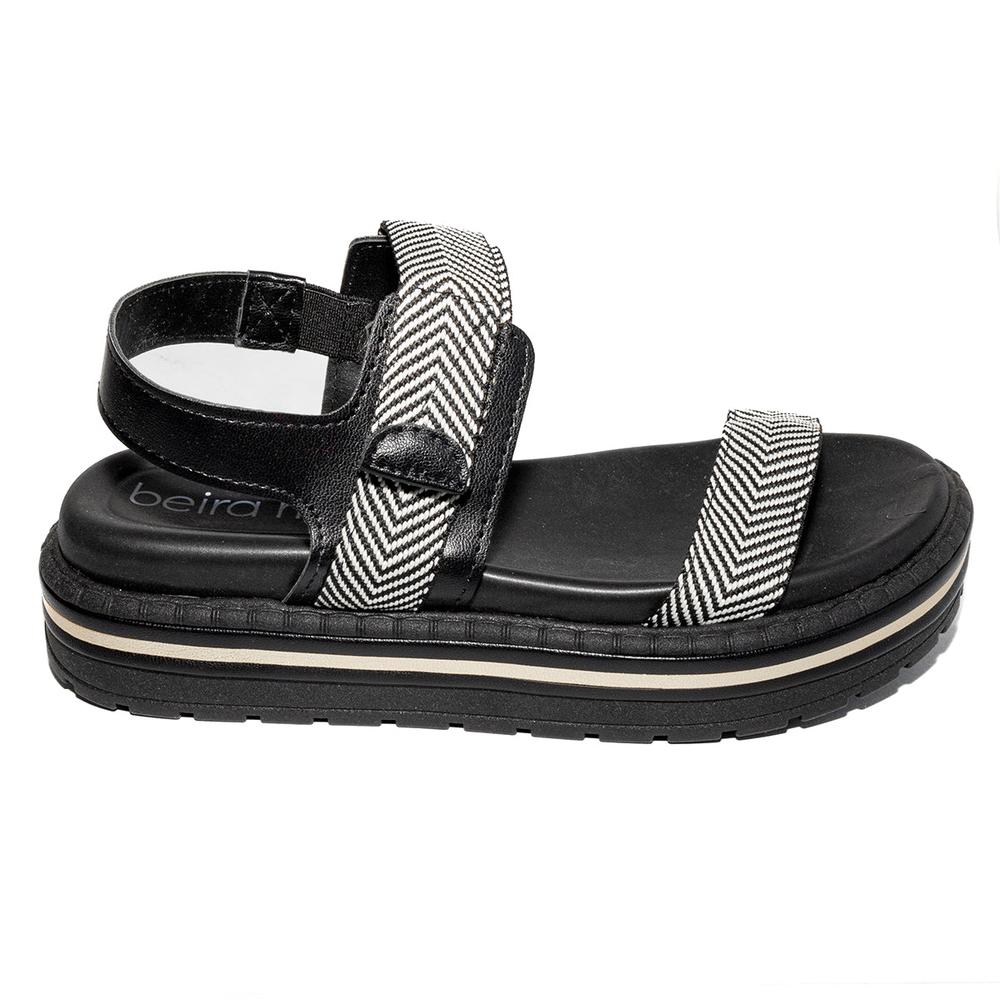 Foto 7 | Sandalias de Plataforma Beira Rio 8508.102.16562 Beige para Mujer