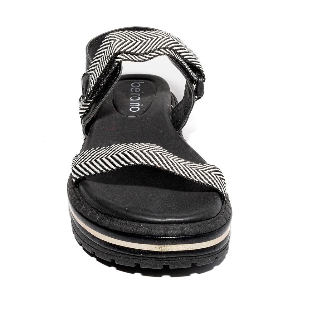 Foto 8 | Sandalias de Plataforma Beira Rio 8508.102.16562 Beige para Mujer