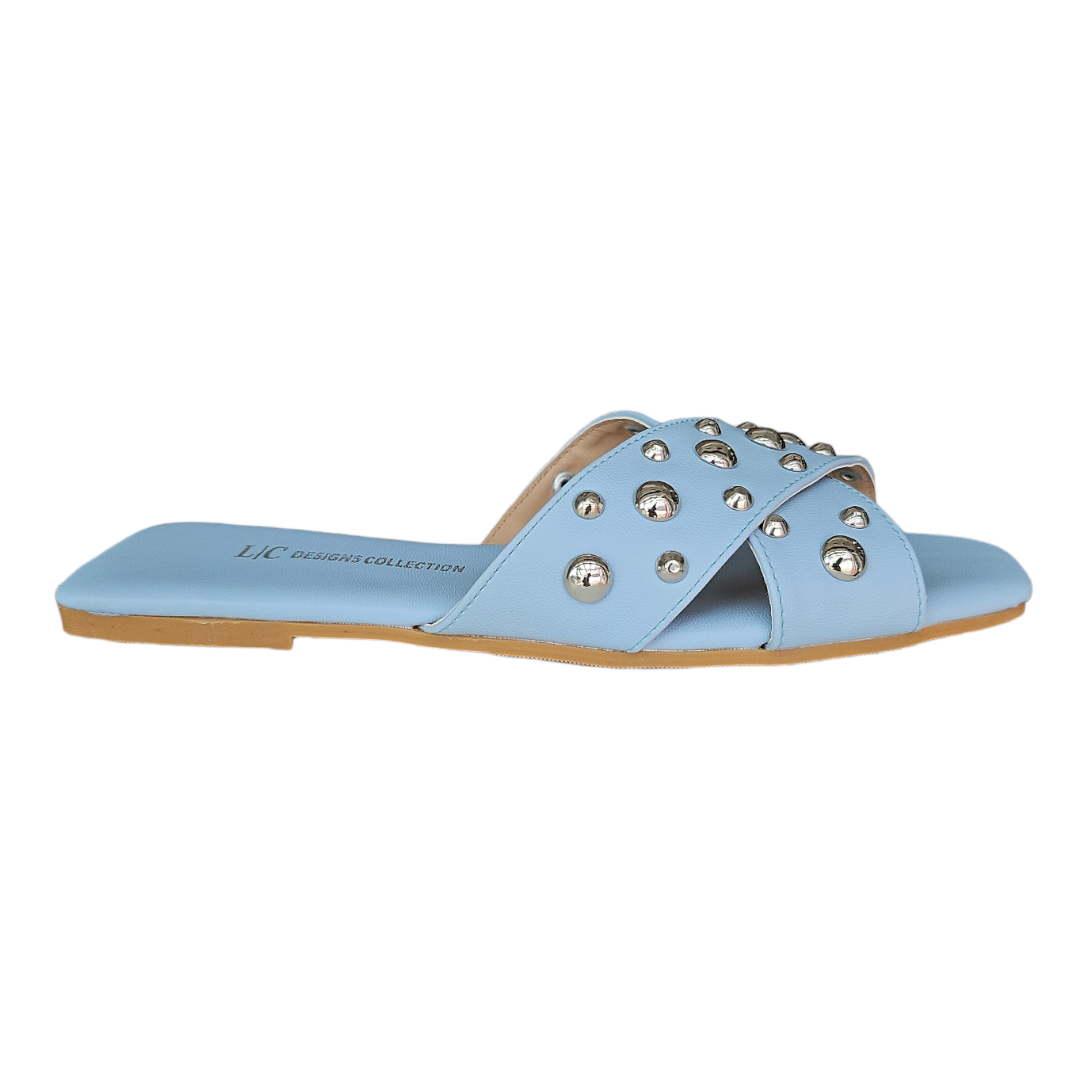 Sandalias con Estoperol Lc Azules para Mujer