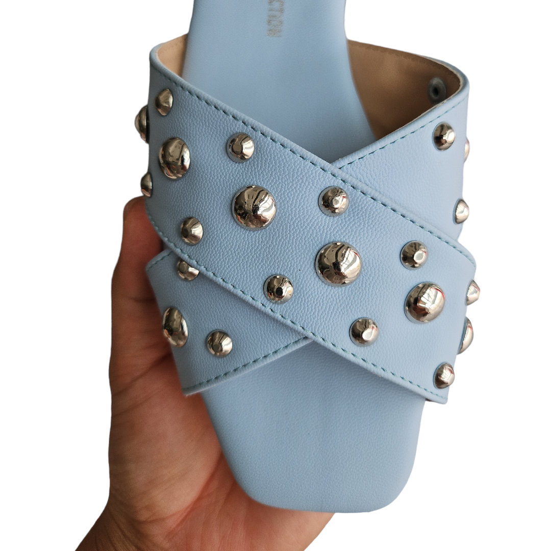 Foto 5 | Sandalias con Estoperol Lc Azules para Mujer