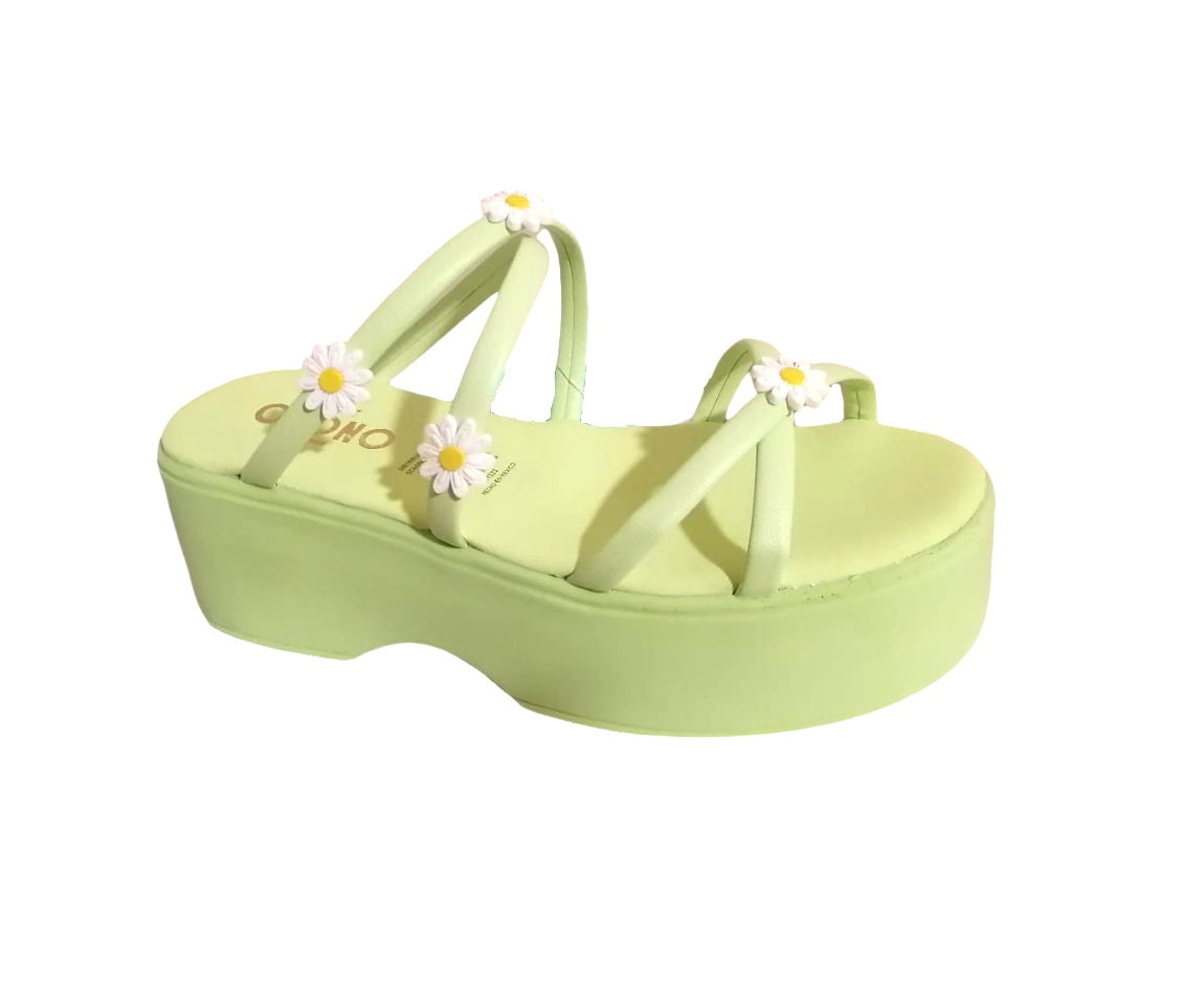 Foto 2 pulgar | Sandalias Capa de Ozono Verdes para Mujer