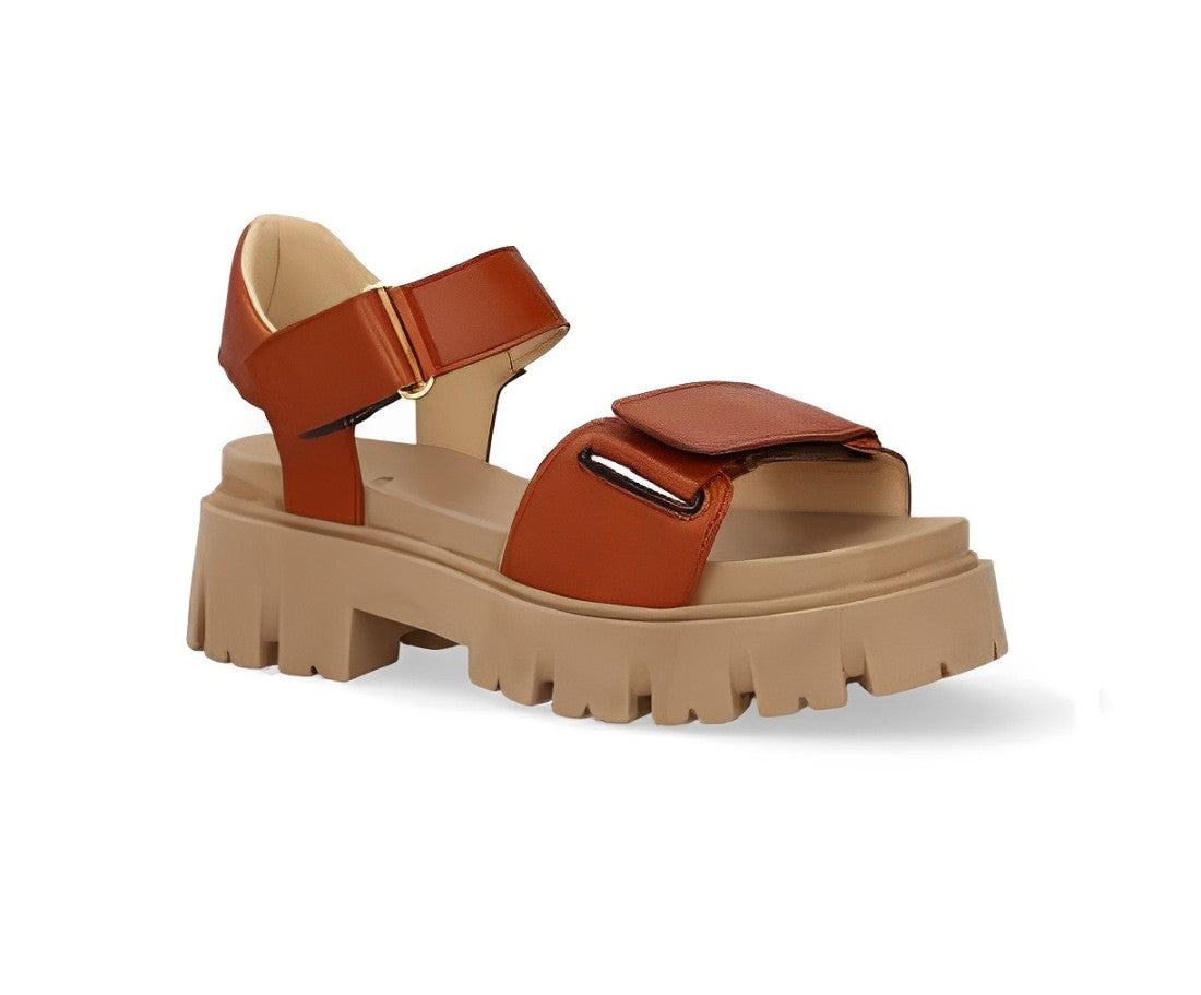 Foto 1 | Sandalias Ozono 653301 Coñac para Mujer