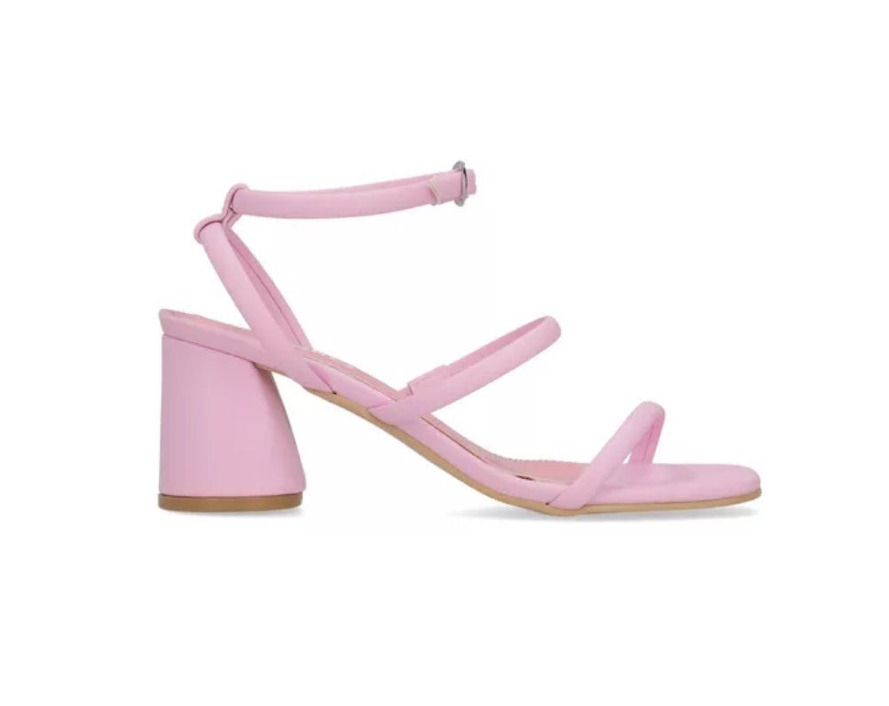 Foto 1 | Sandalias de Tacón Capa de Ozono Rosas para Mujer