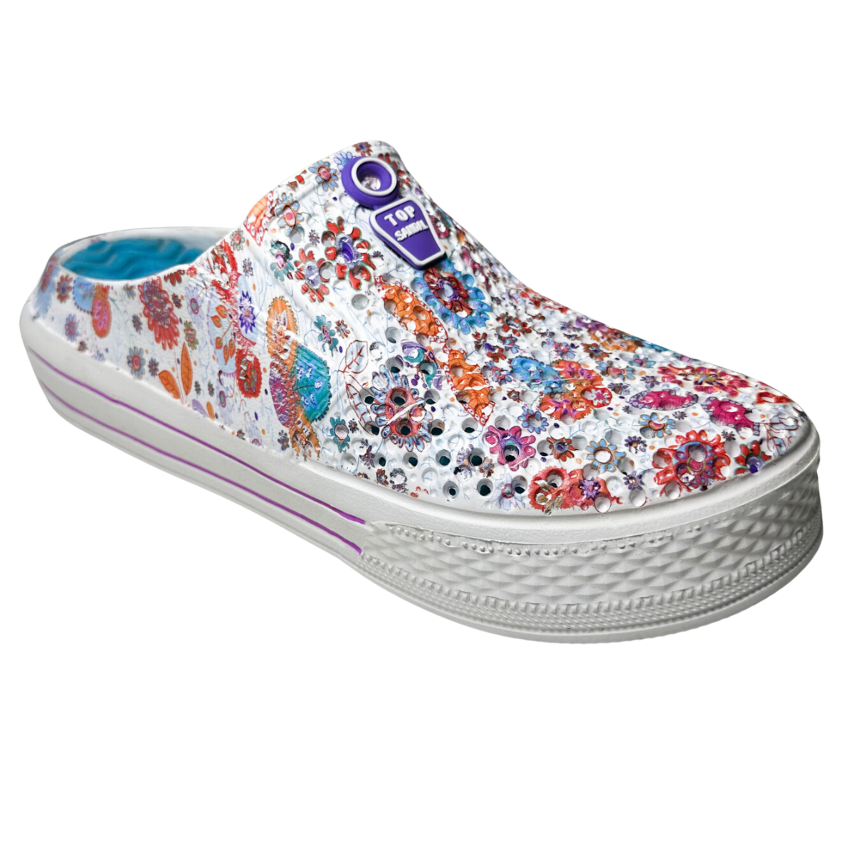 Sandalia de Plataforma Sand-1013 Eva con Estampado de Mujer
