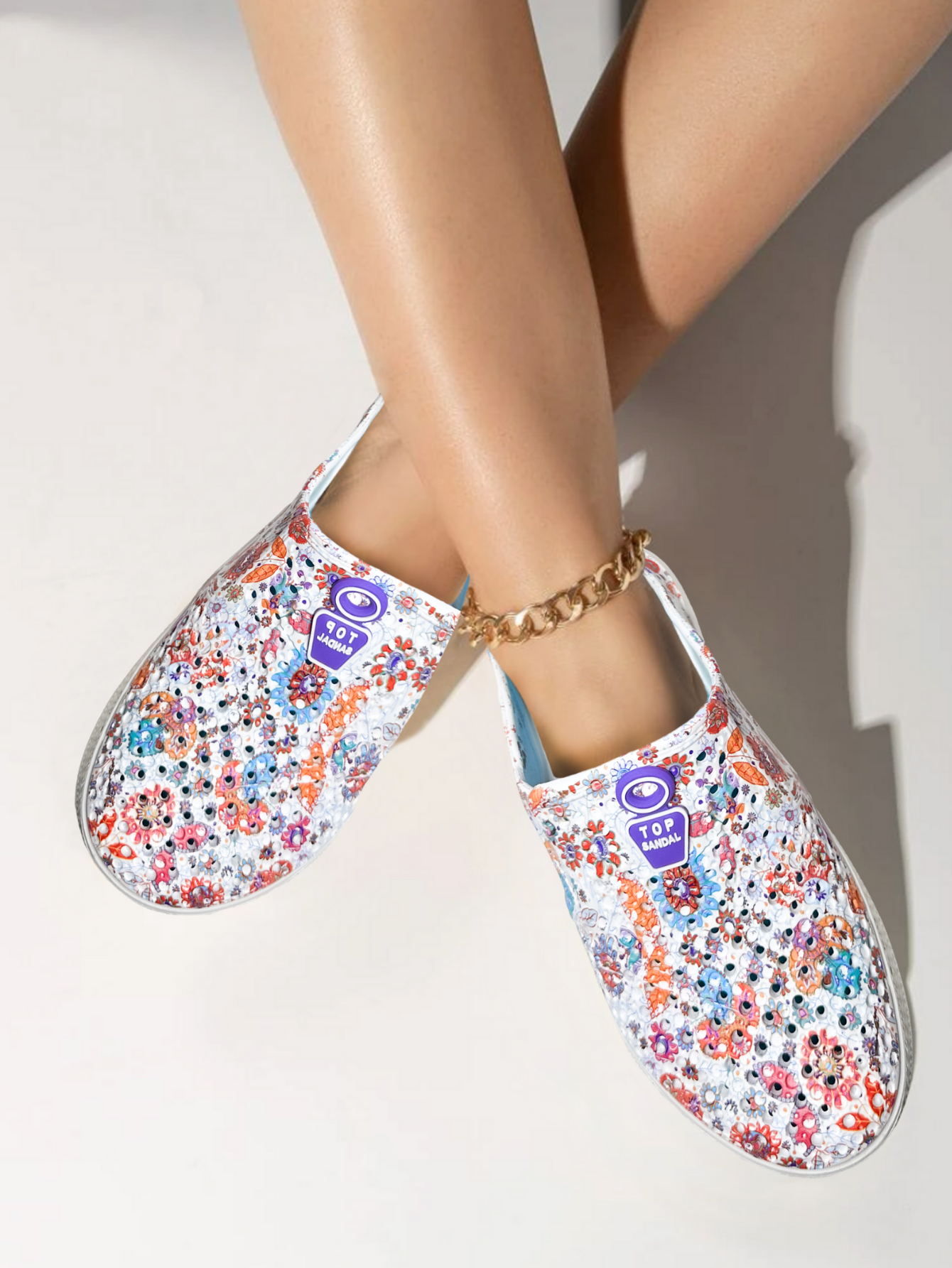 Foto 2 | Sandalia de Plataforma Sand-1013 Eva con Estampado de Mujer