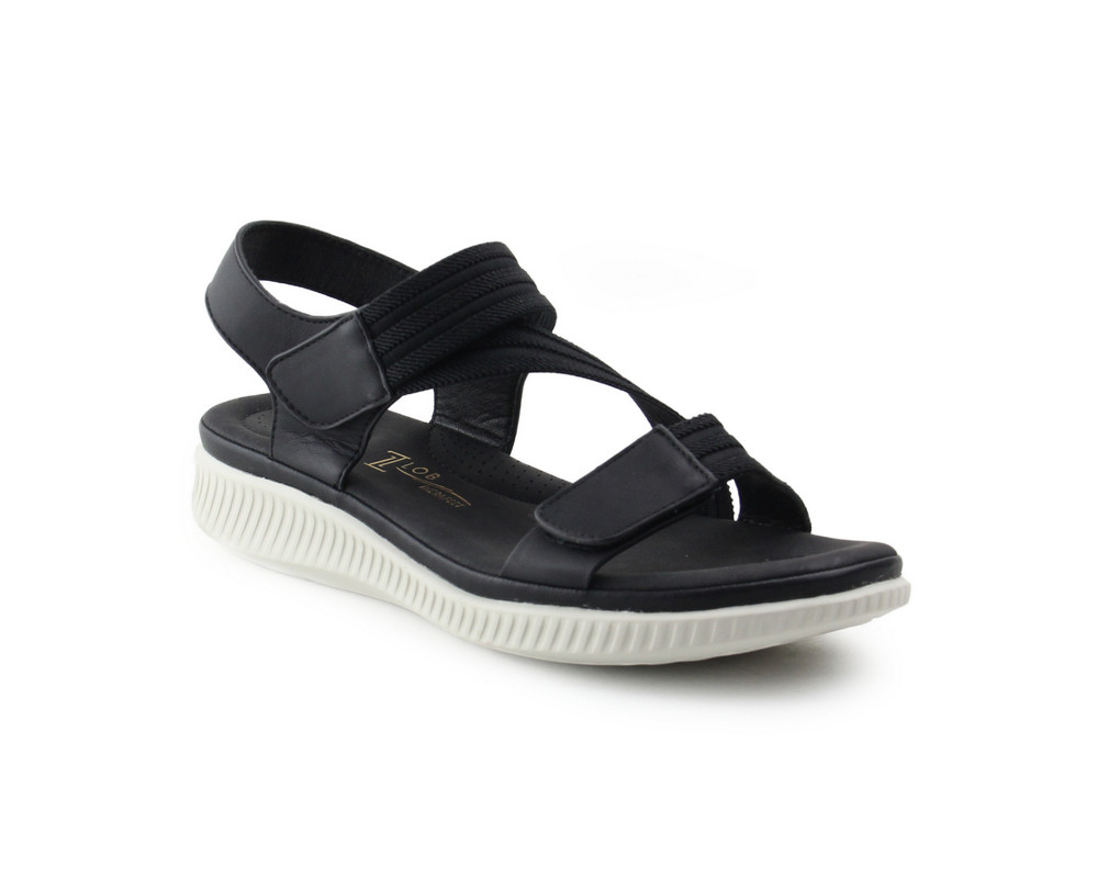 Sandalias Lob Footwear Negras para Mujer