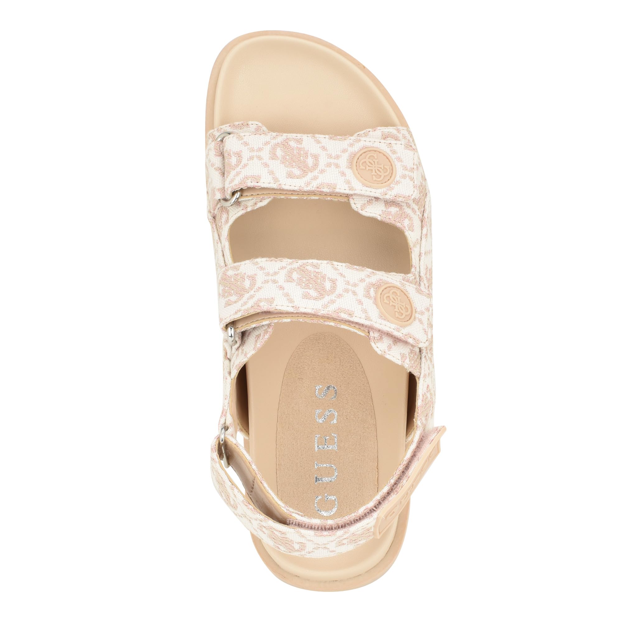 Foto 3 pulgar | Sandalia Guess Fadey con Logotipo Rosa para Mujer - Venta Internacional