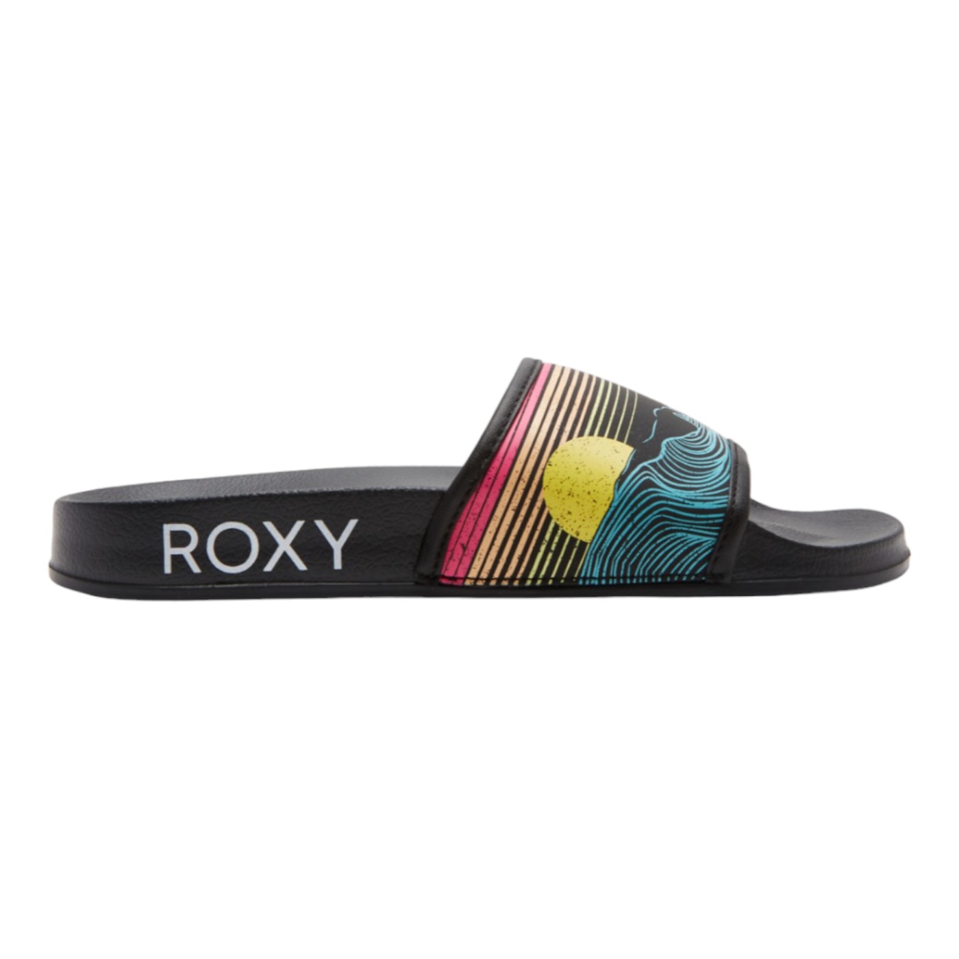 Foto 2 pulgar | Sandalias Roxy Slippy Para Mujer Color Negro Modelo Arjl100909sst