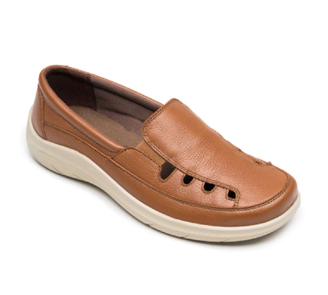 Foto 2 pulgar | Zapatos Confort Flexi 128701 de Piel Tan para Mujer