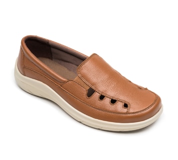 Foto 1 | Zapatos Confort Flexi 128701 de Piel Tan para Mujer