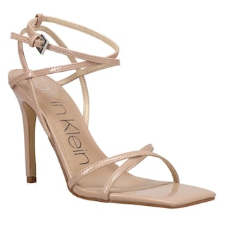 Foto 2 | Sandalia Calvin Klein Tegin con Tacón para Mujer Barley Nude - Venta Internacional