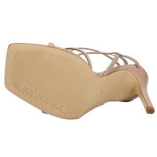 Foto 5 | Sandalia Calvin Klein Tegin con Tacón para Mujer Barley Nude - Venta Internacional