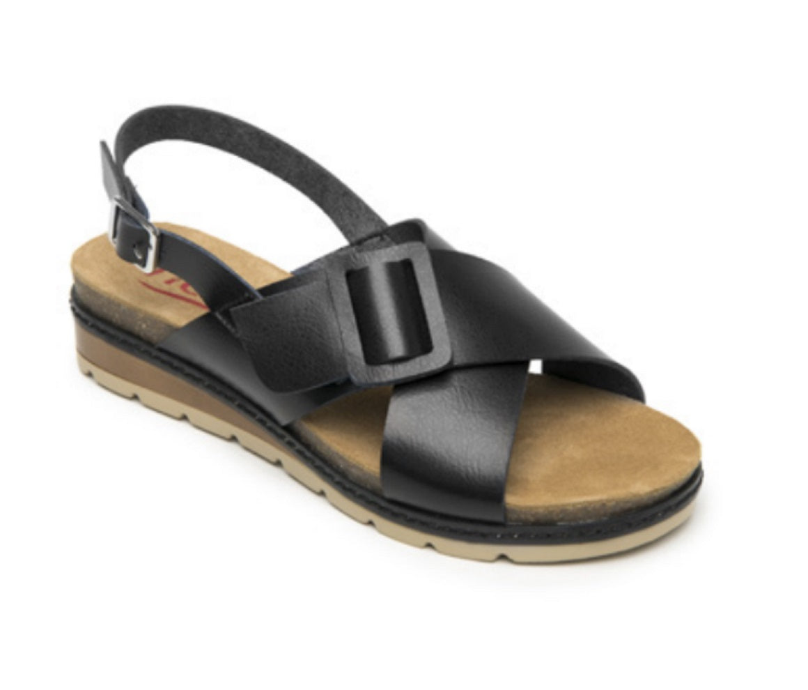 Foto 2 pulgar | Sandalias Casuales Flexi 129501 Negras