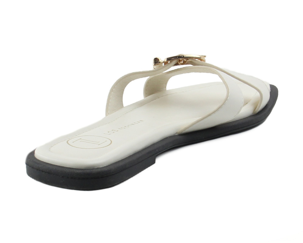 Foto 4 pulgar | Sandalias Lob Footwear 59704420 Beige para Mujer