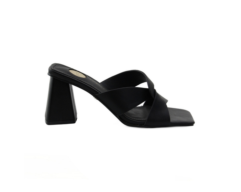 Foto 2 | Sandalia Lob Footwear Pu Negro para Mujer