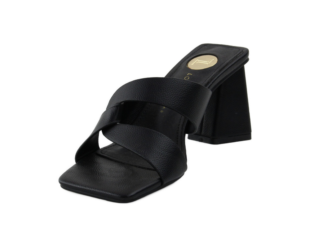 Foto 6 | Sandalia Lob Footwear Pu Negro para Mujer