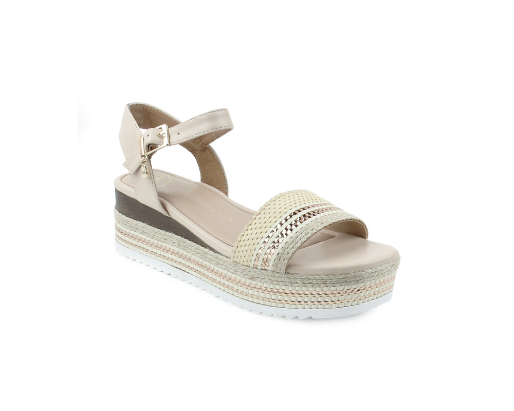 Sandalias Lob Footwear Nude para Mujer