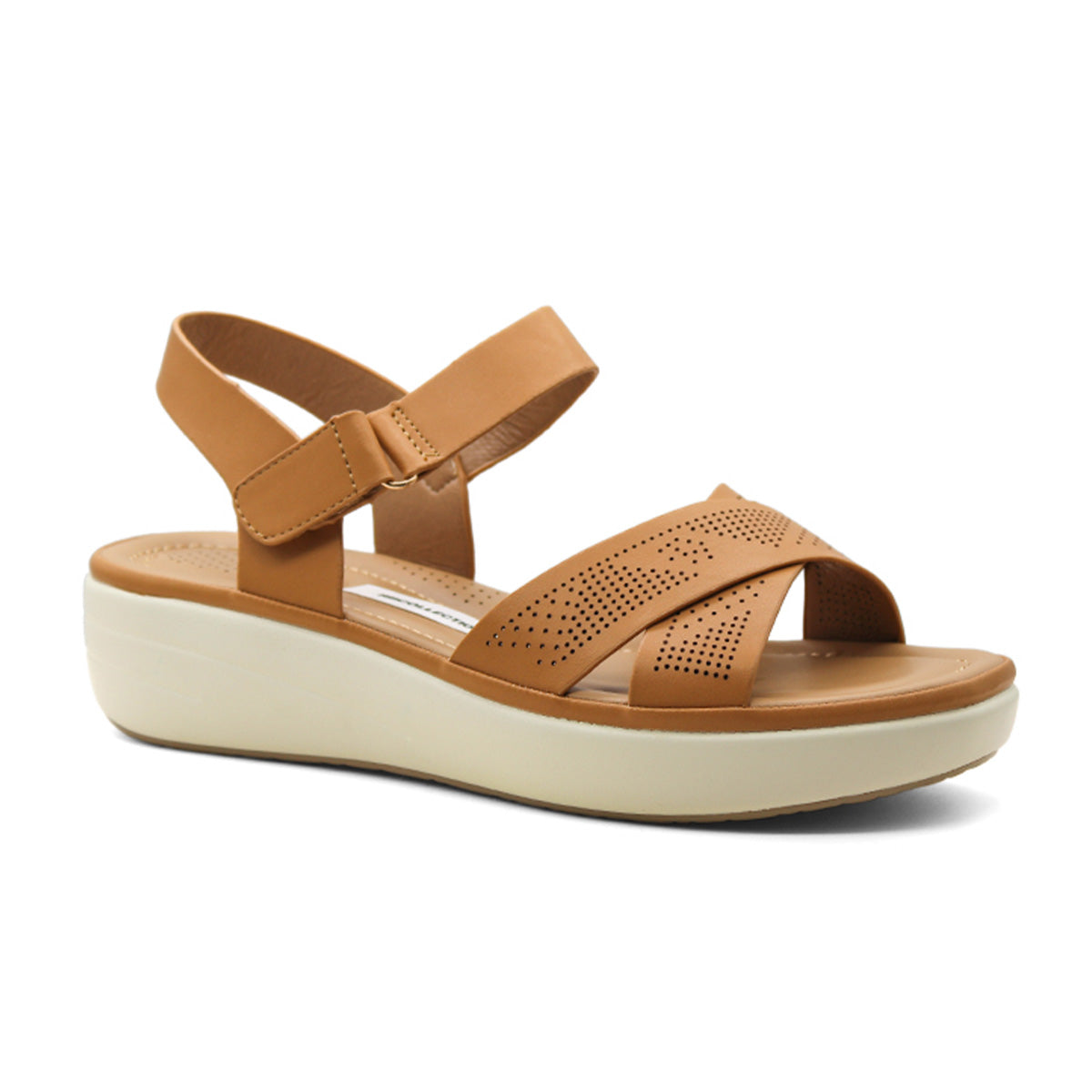 Sandalias con Plataforma Rbcollection Café para Mujer