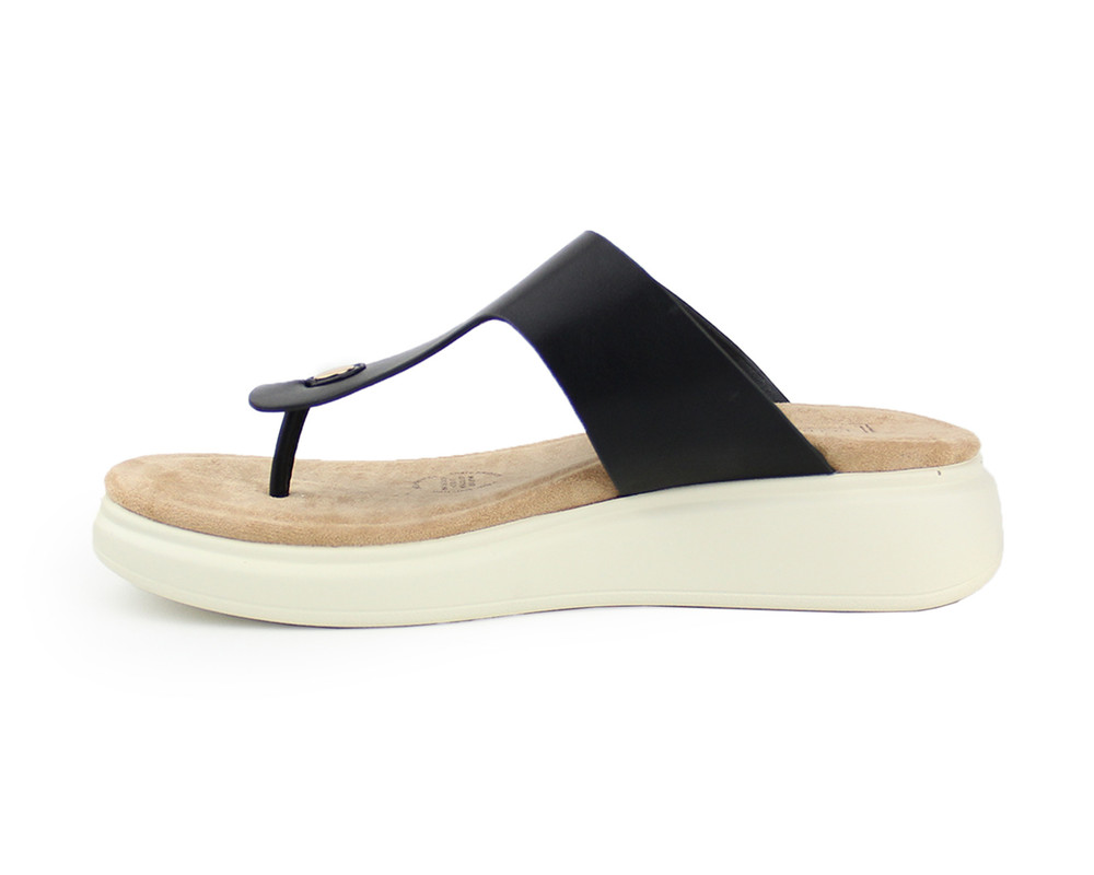 Foto 5 | Sandalia Lob Footwear Pu Negra para Mujer