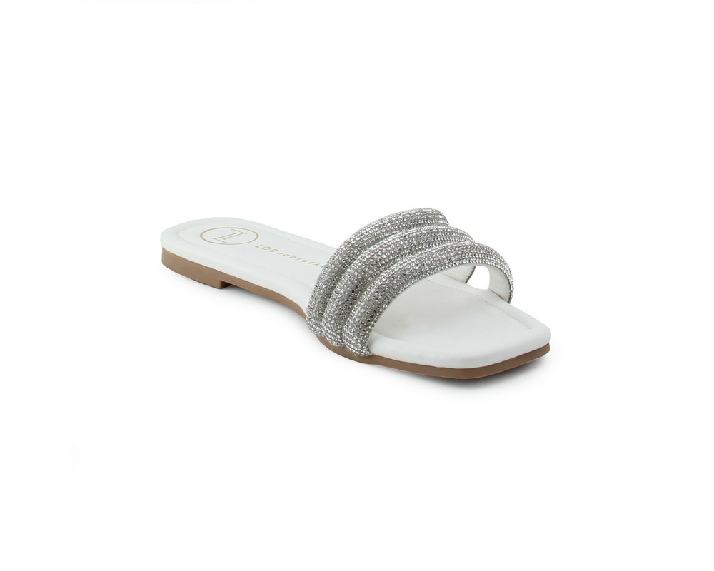 Foto 2 pulgar | Sandalia Lob Footwear Textil Blanco 52204010 para Mujer