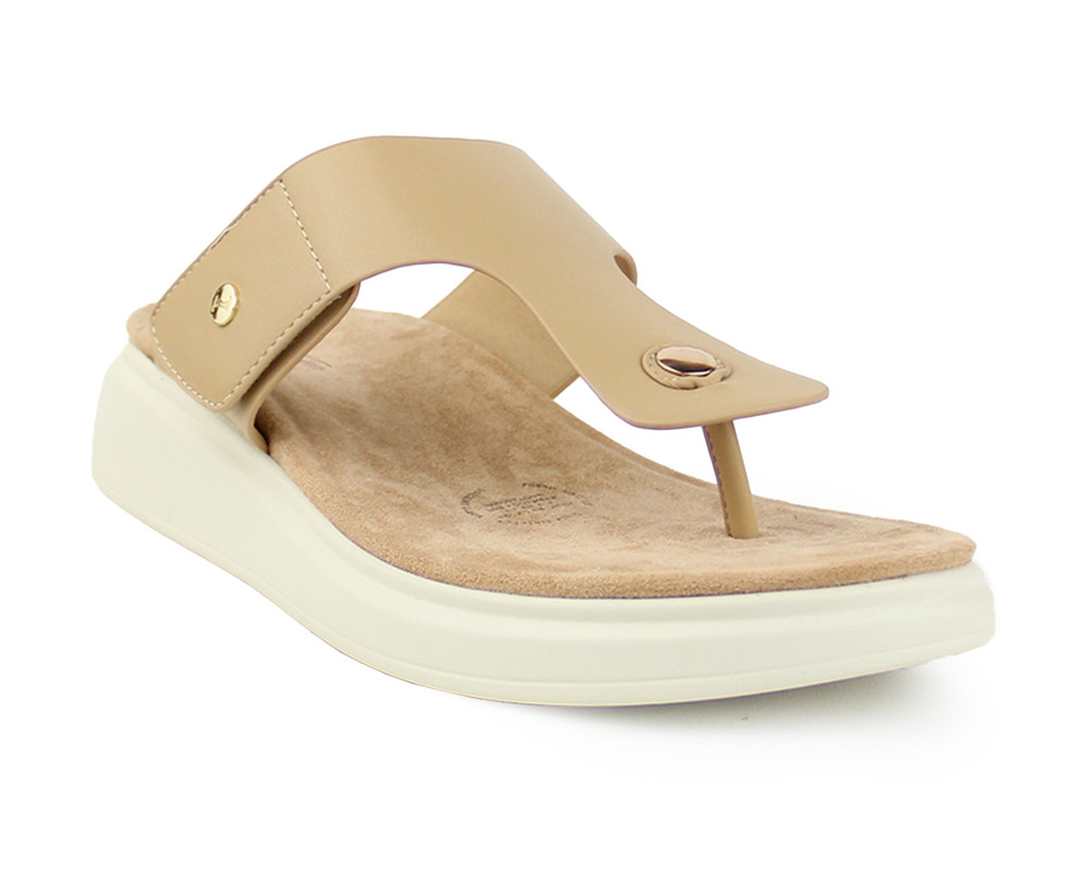 Foto 2 pulgar | Sandalias Lob Footwear Pu 56204457 Beige para Mujer