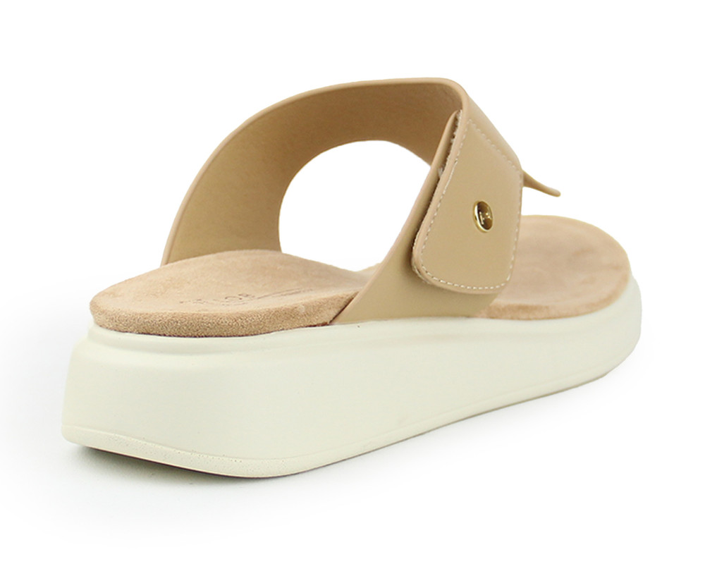 Foto 4 pulgar | Sandalias Lob Footwear Pu 56204457 Beige para Mujer