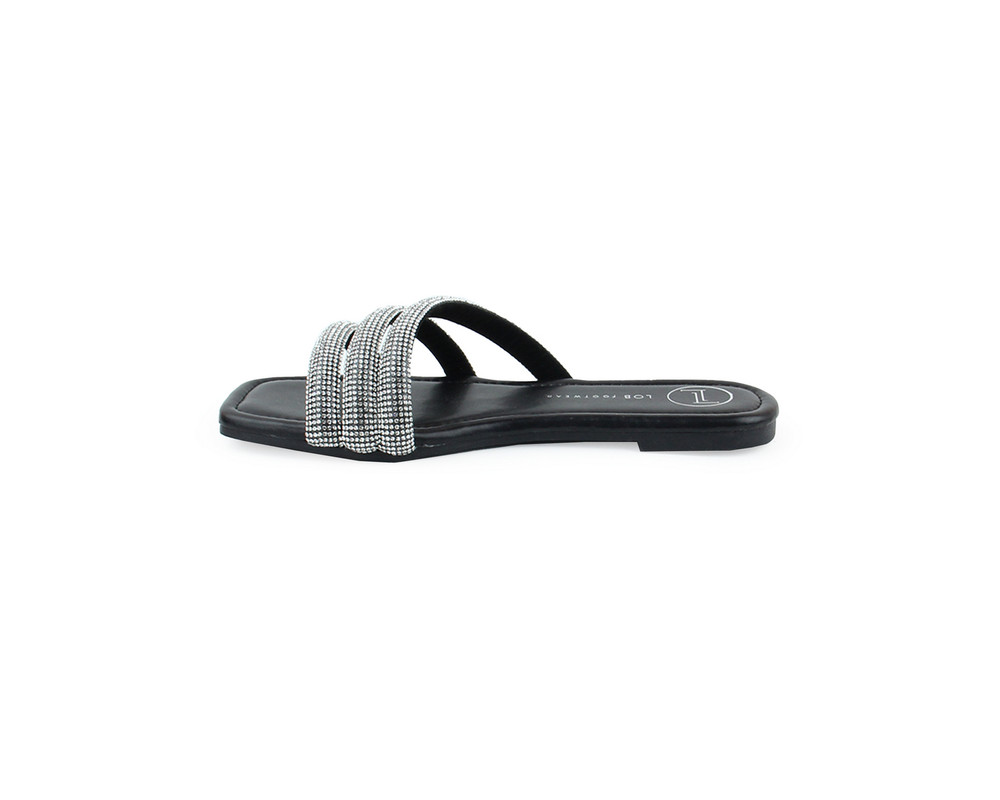 Foto 6 pulgar | Sandalias Lob Footwear 52204461 Negras para Mujer