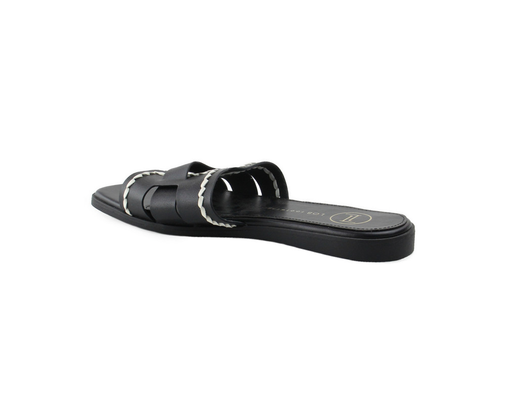 Foto 5 pulgar | Sandalia para Mujer Lob Footwear Pu Negro 59704066