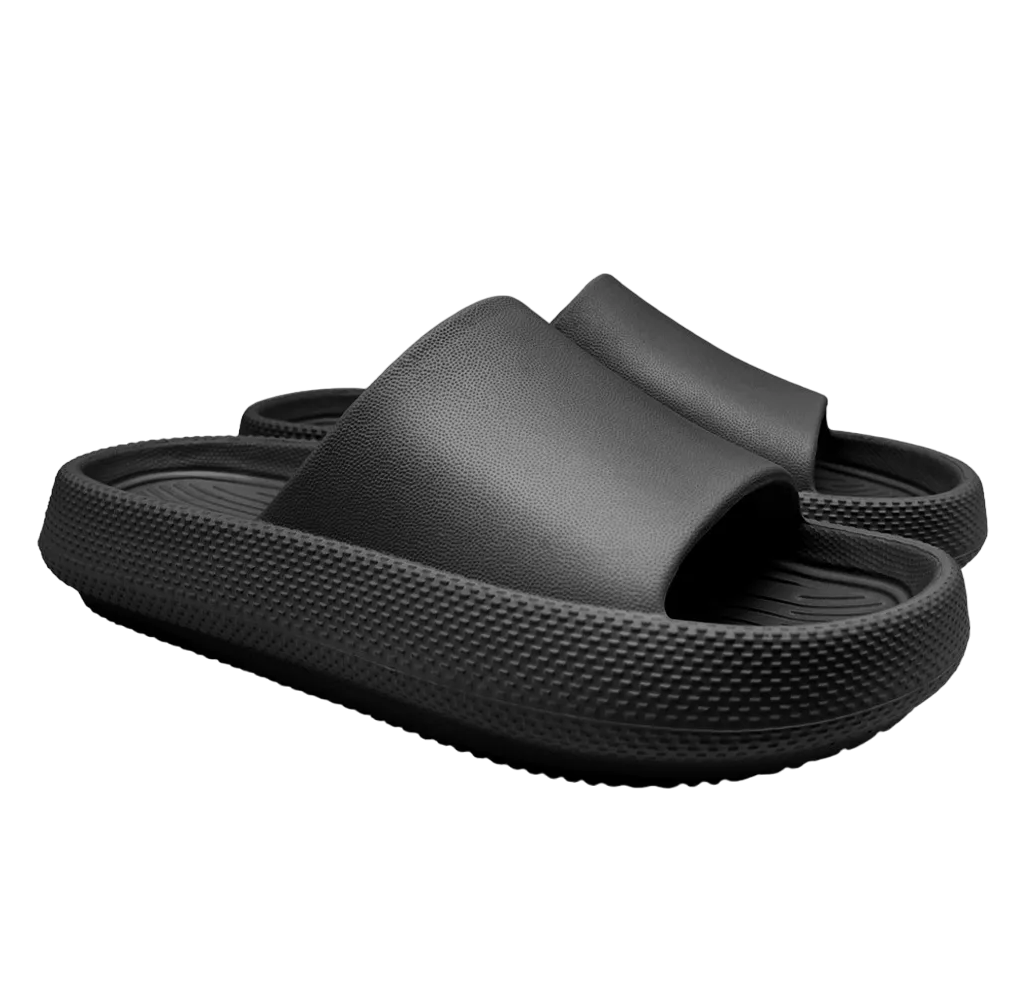 Foto 2 pulgar | Sandalias Chanclas Fondo Grueso De Baño Unisex Negro #24