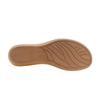 Foto 6 | Sandalias de Piso RB Collection Café para Mujer