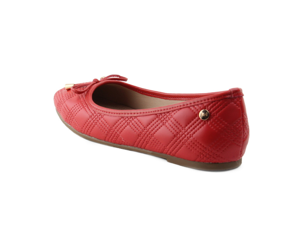 Foto 5 pulgar | Flats Para Mujer Lob Footwear Pu Rojo 92604027