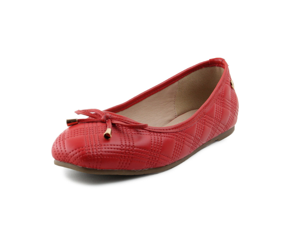 Foto 7 pulgar | Flats Para Mujer Lob Footwear Pu Rojo 92604027