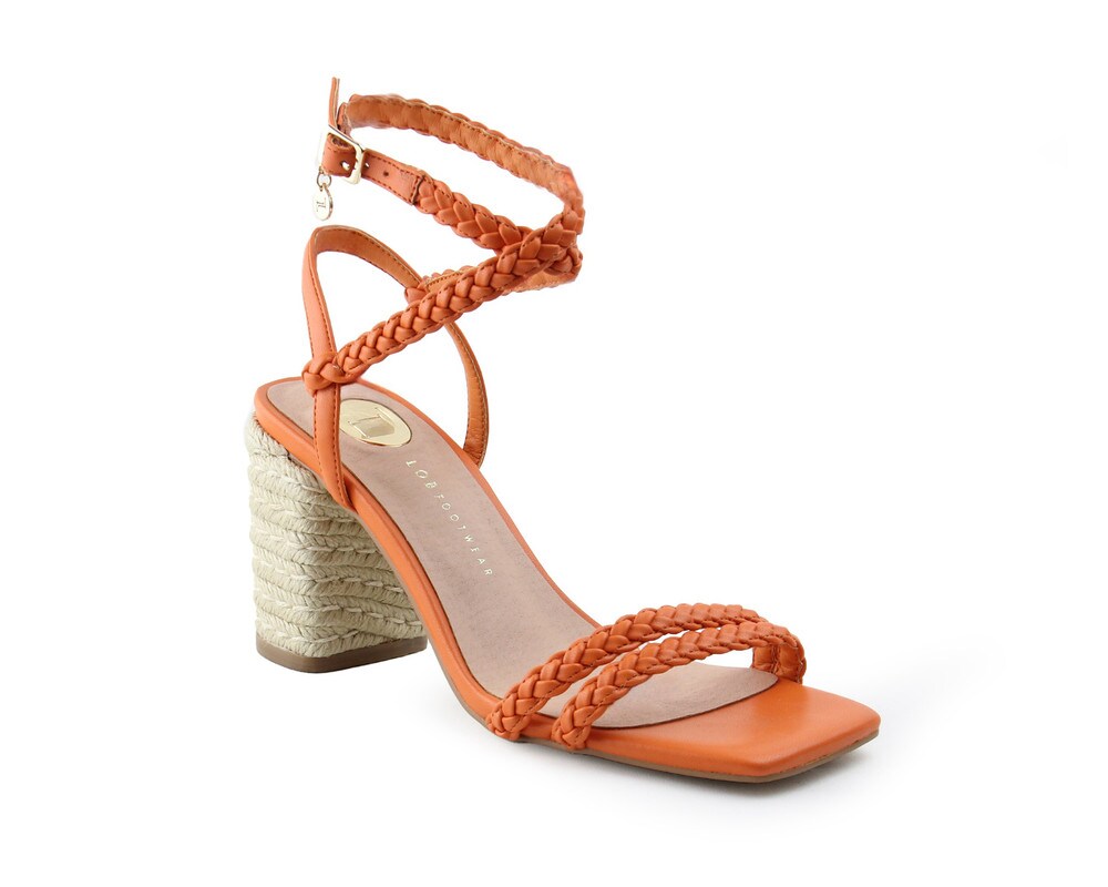 Sandalia Para Mujer Lob Footwear Pu Naranja 92404094 $1,034