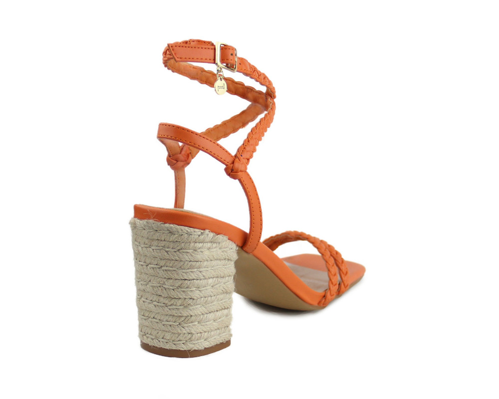 Foto 4 pulgar | Sandalia Para Mujer Lob Footwear Pu Naranja 92404094