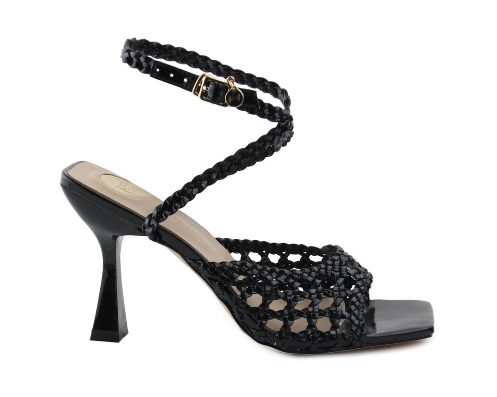 Foto 2 | Sandalia Para Mujer Lob Footwear Pu Negro 92904098