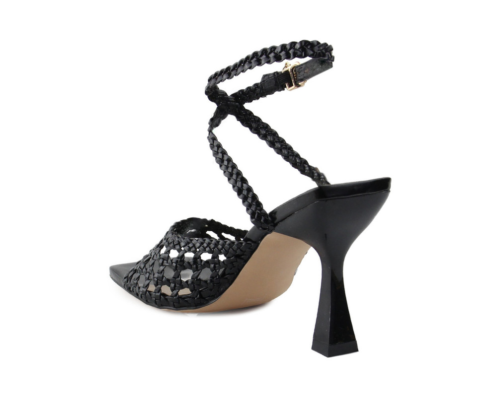 Foto 4 | Sandalia Para Mujer Lob Footwear Pu Negro 92904098