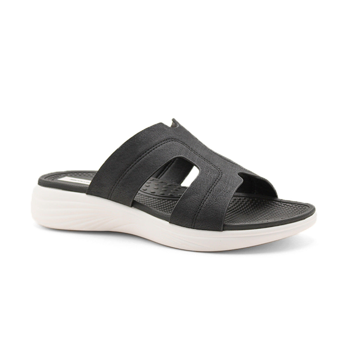 Sandalias De Piso Color Negro Para Mujer De Rbcollection