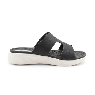 Foto 2 | Sandalias de Piso RBCollection Negras para Mujer