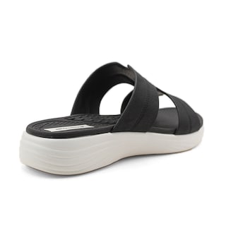 Foto 3 | Sandalias de Piso RBCollection Negras para Mujer