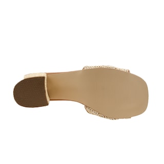 Foto 4 | Sandalia Con Tacon Color Camel Para Mujer De Rbcollection