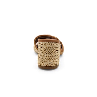 Foto 5 | Sandalia Con Tacon Color Camel Para Mujer De Rbcollection