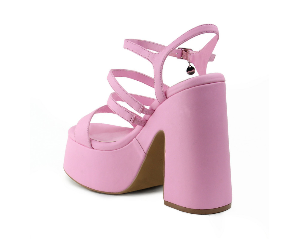 Foto 4 | Sandalia Lob Footwear PU Rosa para Mujer