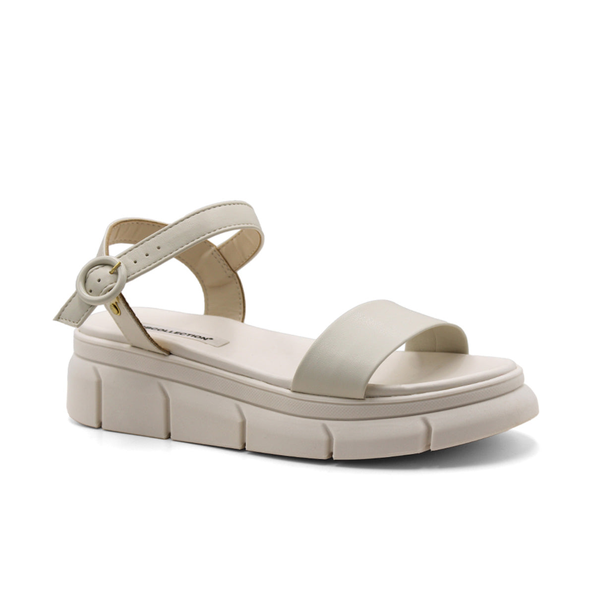 Sandalias De Piso  Color Blanco Para Mujer De Rbcollection