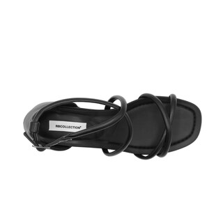 Foto 5 | Sandalia con Tacón RB Collection Negras para Mujer