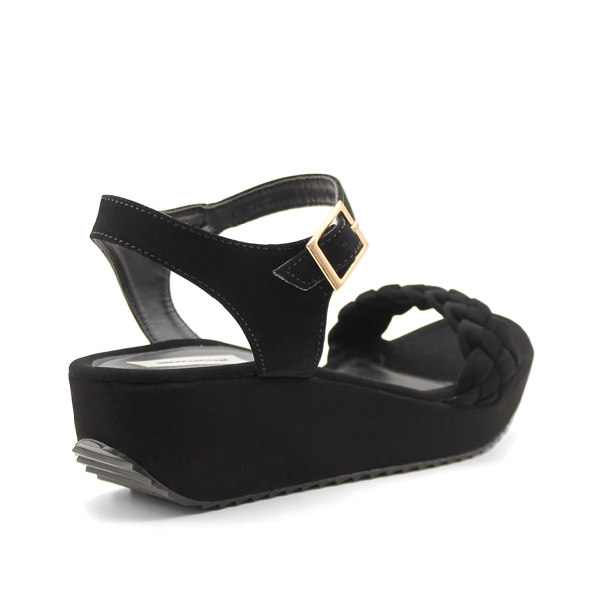 Foto 3 | Sandalias De Piso Color Negro Para Mujer De Rbcollection