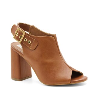 Foto 1 | Sandalia con Tacón RB Collection Café para Mujer