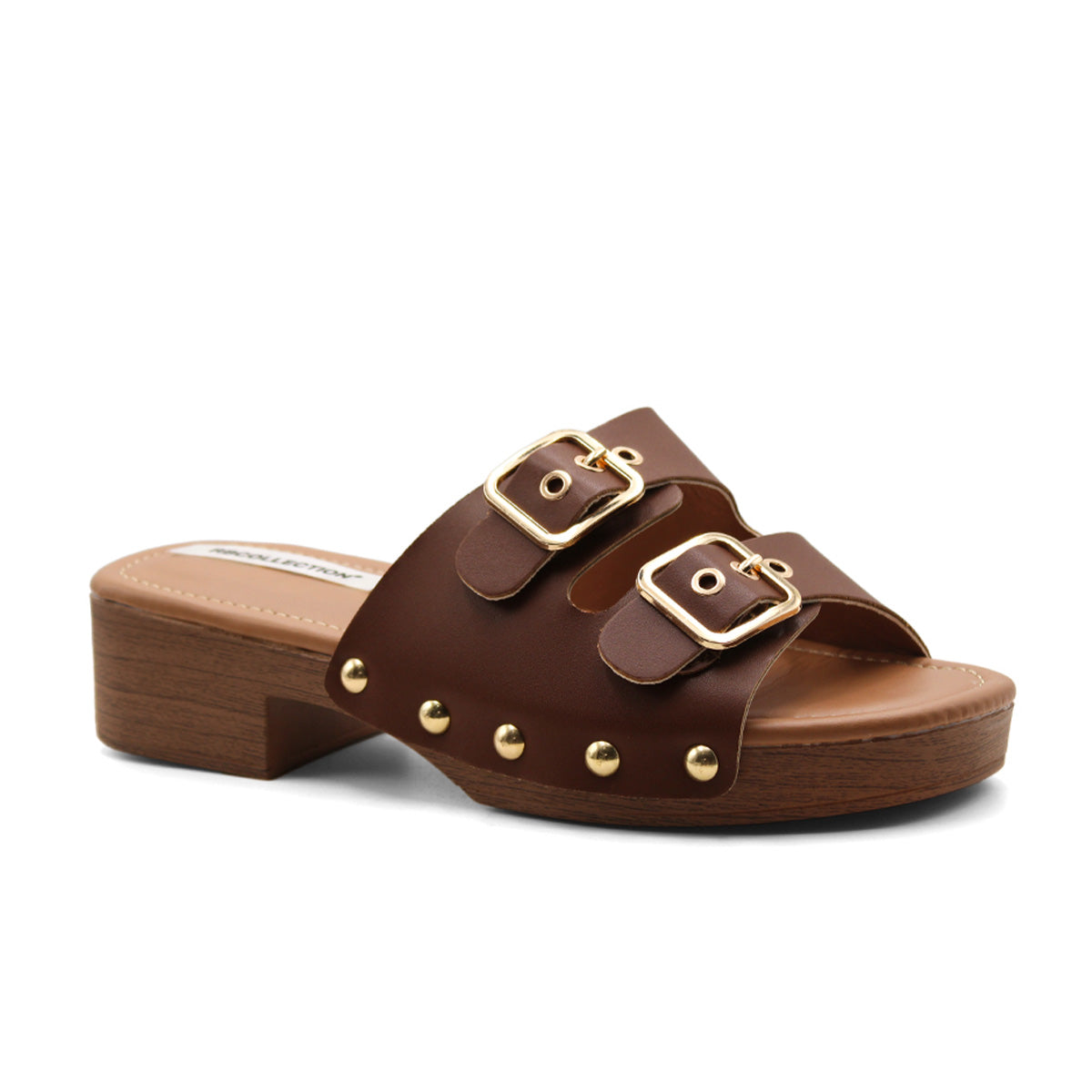 Foto 2 pulgar | Sandalias de Piso RB Collection Café para Mujer